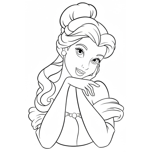 Tô Màu Công Chúa Disney xinh đẹp – Bộ Tranh Cổ Tích Lung Linh Cho Bé Gái