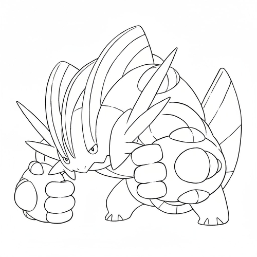 Tô Màu Pokemon Mega – Bộ Tranh Pokemon Tiến Hóa Đẹp Ngầu Cho Bé Trai