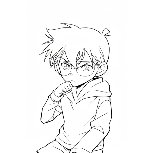 Tranh Tô Màu Conan Thám Tử Lừng Danh – Bé Trai Thông Minh sẽ thích