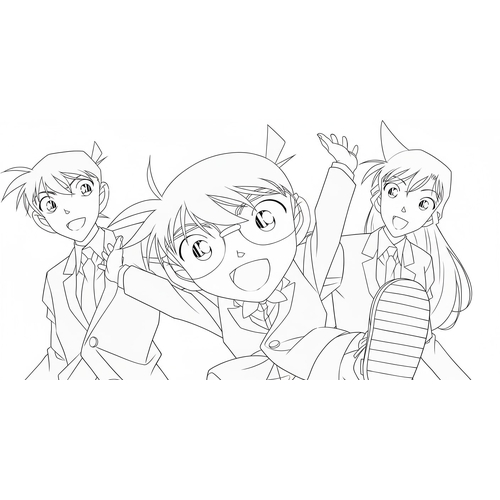 Tranh Tô Màu Conan Thám Tử Lừng Danh – Bé Trai Thông Minh sẽ thích