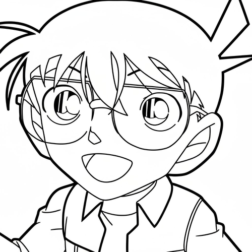 Tranh Tô Màu Conan Thám Tử Lừng Danh – Bé Trai Thông Minh sẽ thích