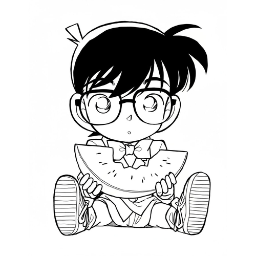 Tranh Tô Màu Conan Thám Tử Lừng Danh – Bé Trai Thông Minh sẽ thích