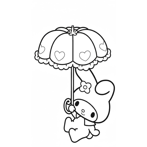 199+ Tranh Tô Màu My Melody 2025 cực Dễ Thương Cho Bé Gái