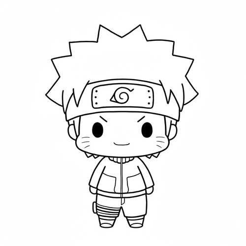 Tranh Tô Màu Naruto Lục Đạo – Naruto Cửu Vĩ Đẹp Ngầu Cho Bé Trai