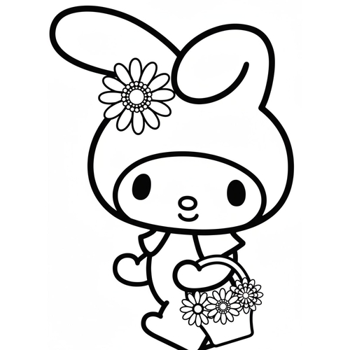 199+ Tranh Tô Màu My Melody 2025 cực Dễ Thương Cho Bé Gái