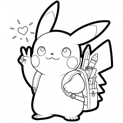Tranh Tô Màu Pokemon Đẹp Nhất – Bộ Hình Tiến Hóa Mega, Huyền Thoại Cho Bé