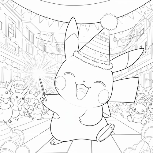 Tranh Tô Màu Pokemon Đẹp Nhất – Bộ Hình Tiến Hóa Mega, Huyền Thoại Cho Bé