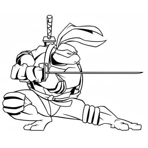 Tô Màu Ninja Rùa – Bộ Tranh Siêu Anh Hùng Vui Nhộn Cho Bé Trai