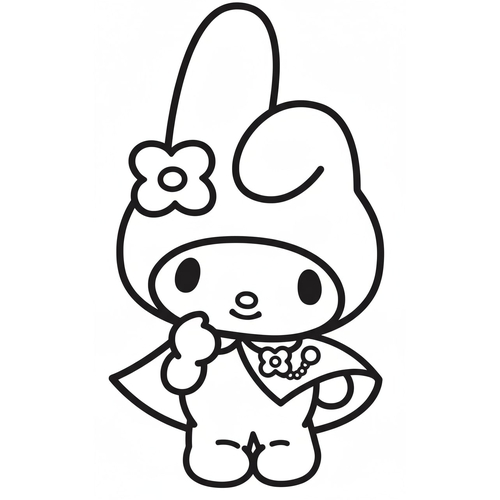 199+ Tranh Tô Màu My Melody 2025 cực Dễ Thương Cho Bé Gái