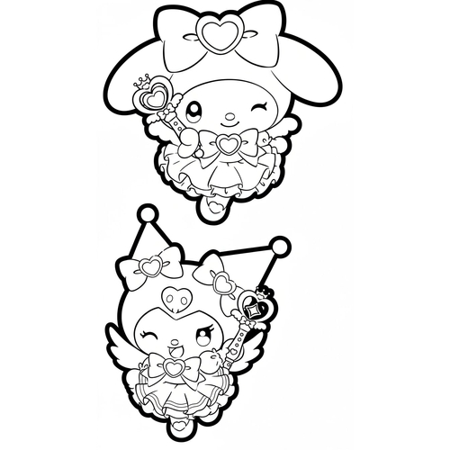 199+ Tranh Tô Màu My Melody 2025 cực Dễ Thương Cho Bé Gái