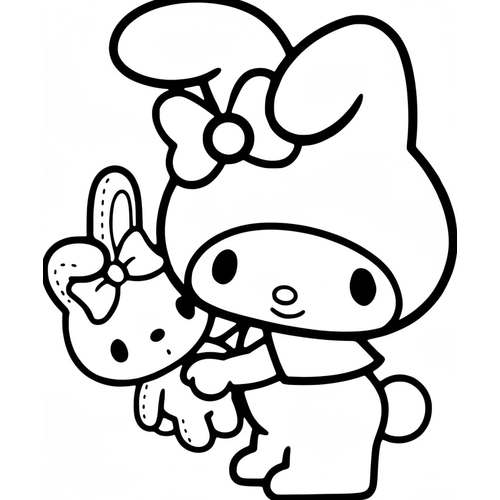 199+ Tranh Tô Màu My Melody 2025 cực Dễ Thương Cho Bé Gái