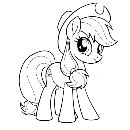 Bộ sưu tập Tô Màu Pony Dễ Thương 2025 Cho Bé Gái tô màu