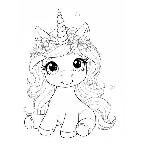 Bộ sưu tập Tô Màu Pony Dễ Thương 2025 Cho Bé Gái tô màu