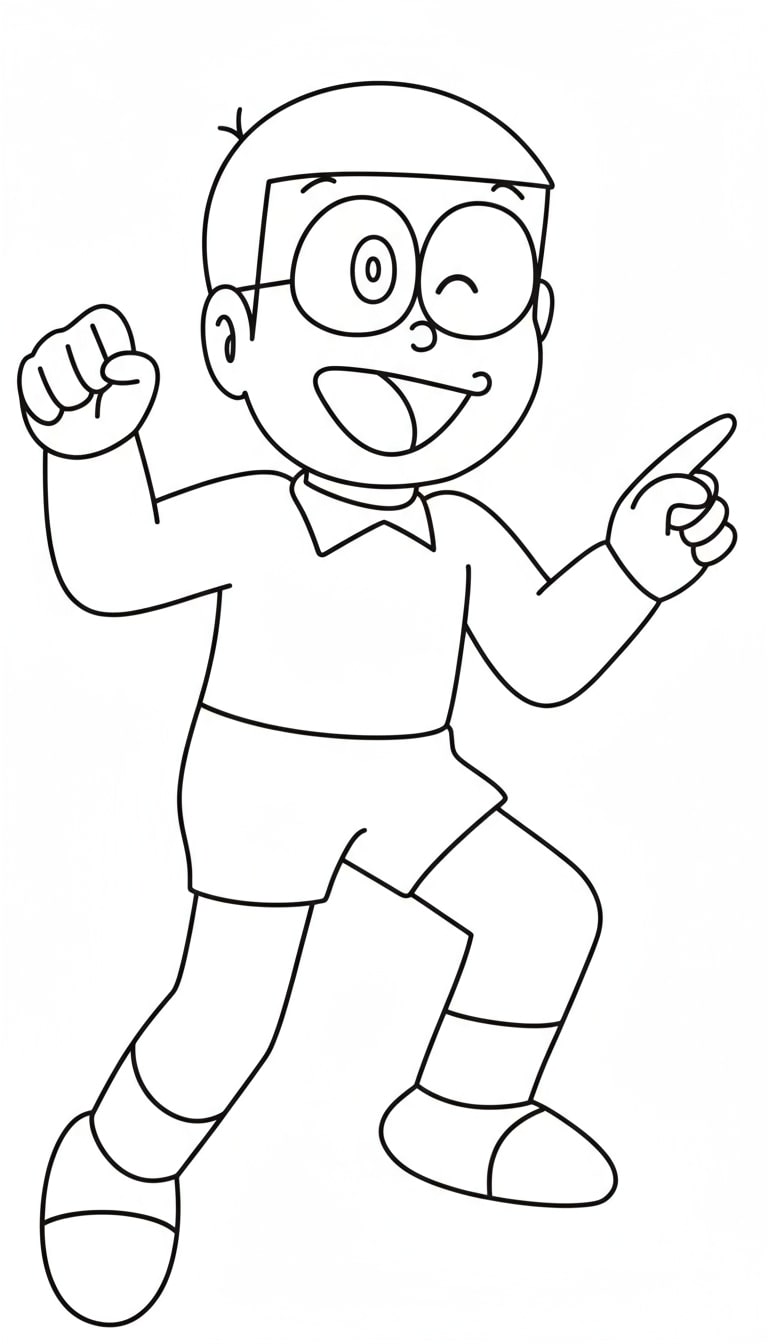 Nobita hô to đầy năng lượng