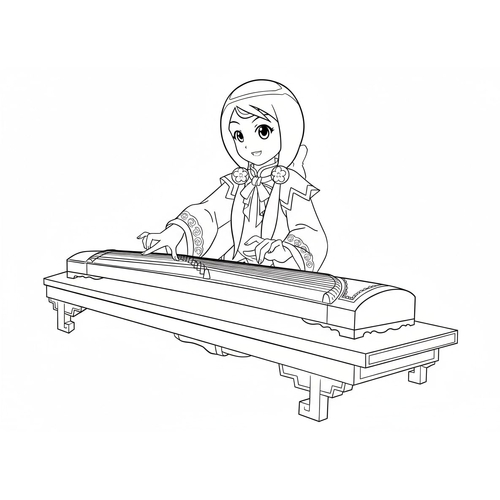 Tranh Tô Màu Công Chúa Ori 2025 Xinh Đẹp, Dễ Thương Cho Bé Gái