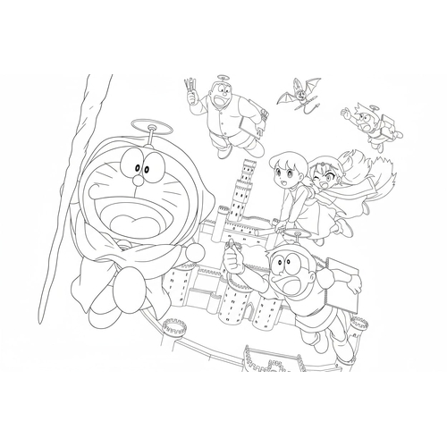 26+ Tranh Tô Màu Doremon Và Các Bạn – Bộ Hình Dễ Thương Cho Bé Học Tô