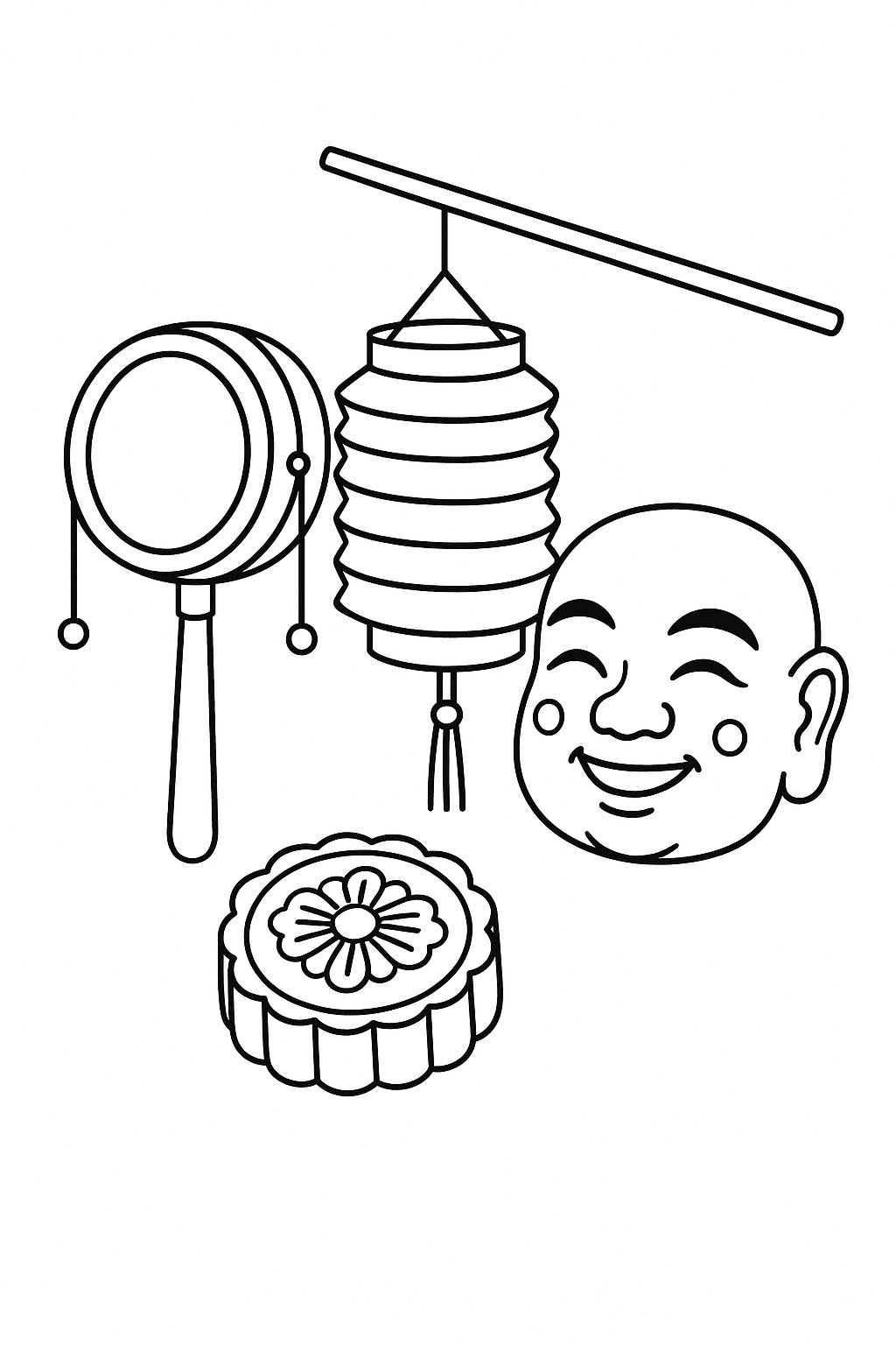 Tô màu đồ chơi trung thu cho bé đẹp nhất 2025