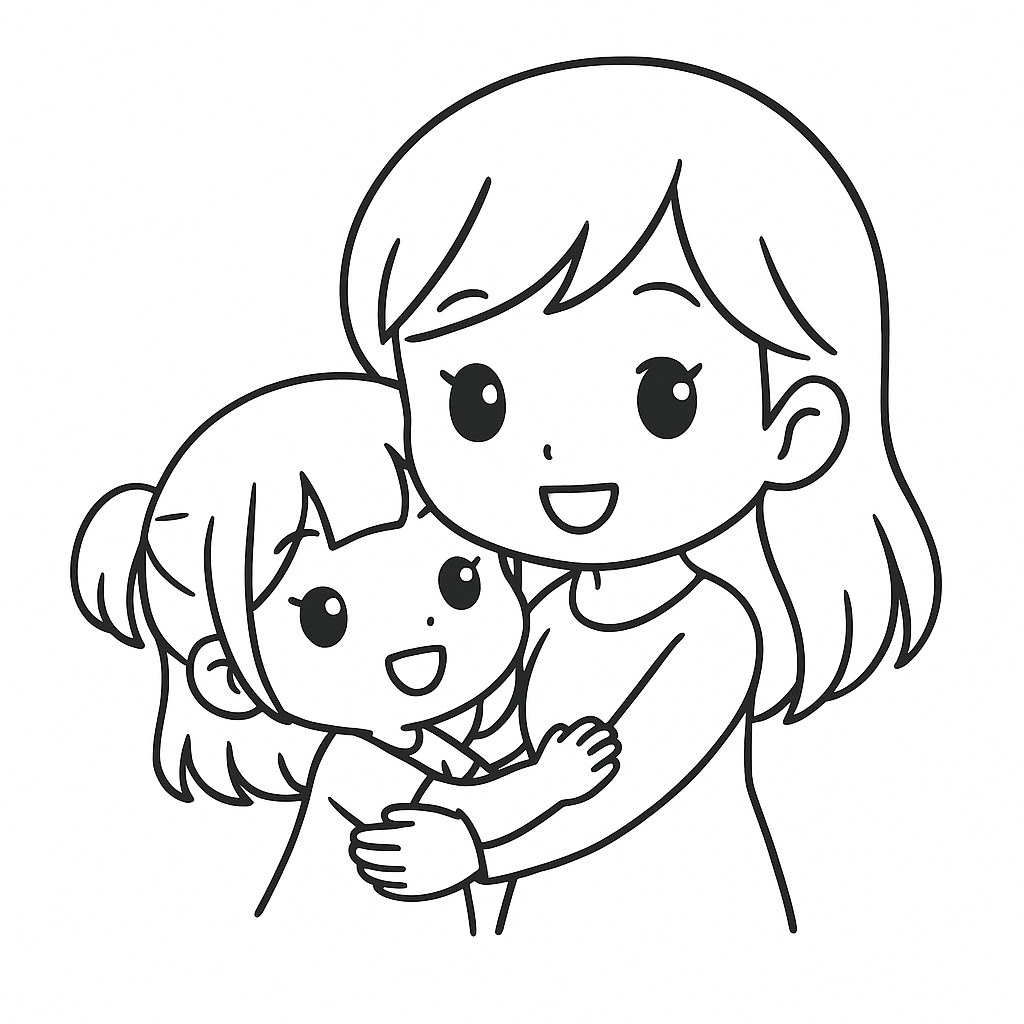Con yêu mẹ kiểu chibi