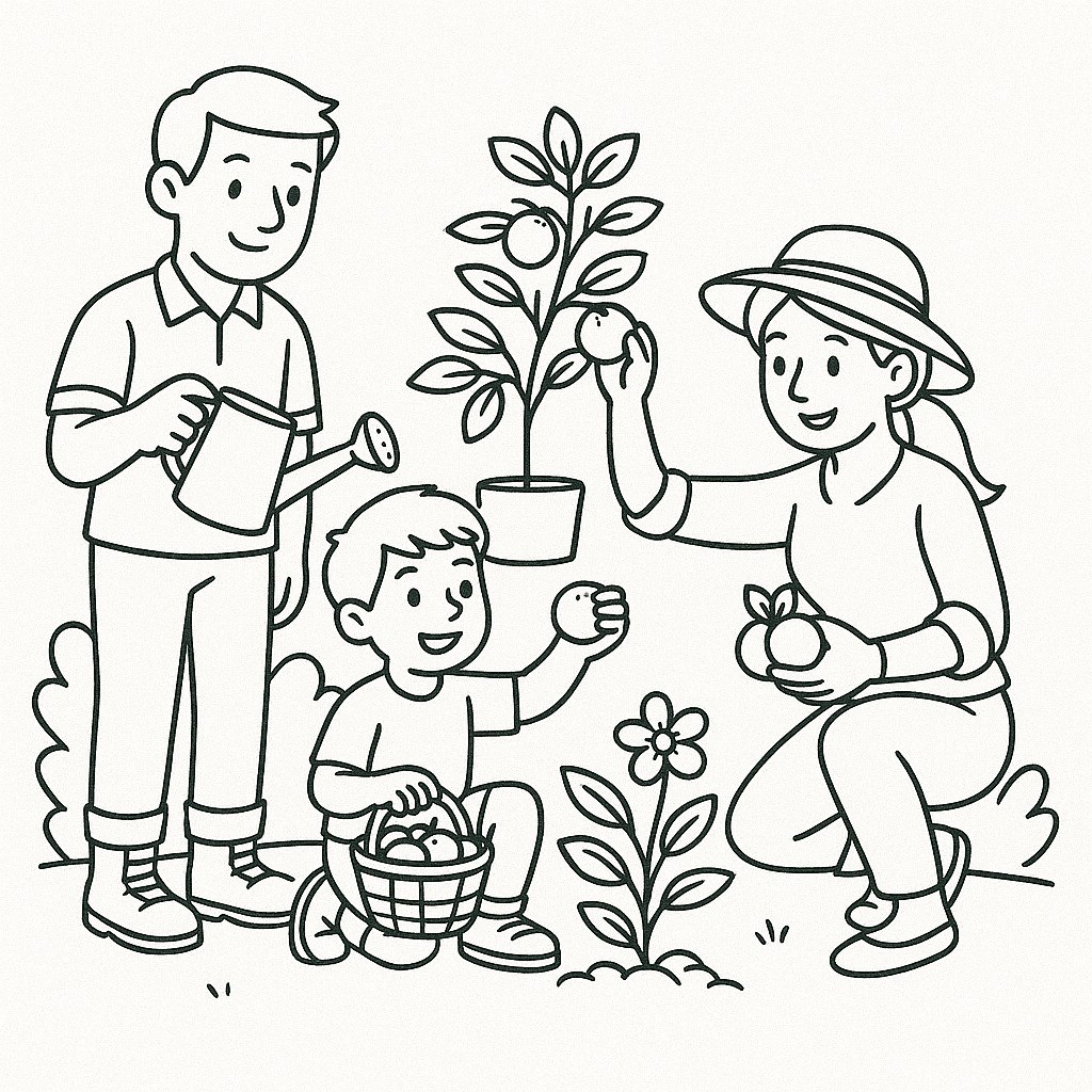 Bé Bún Bé Bún tô màu dễ thương cho bé 2025