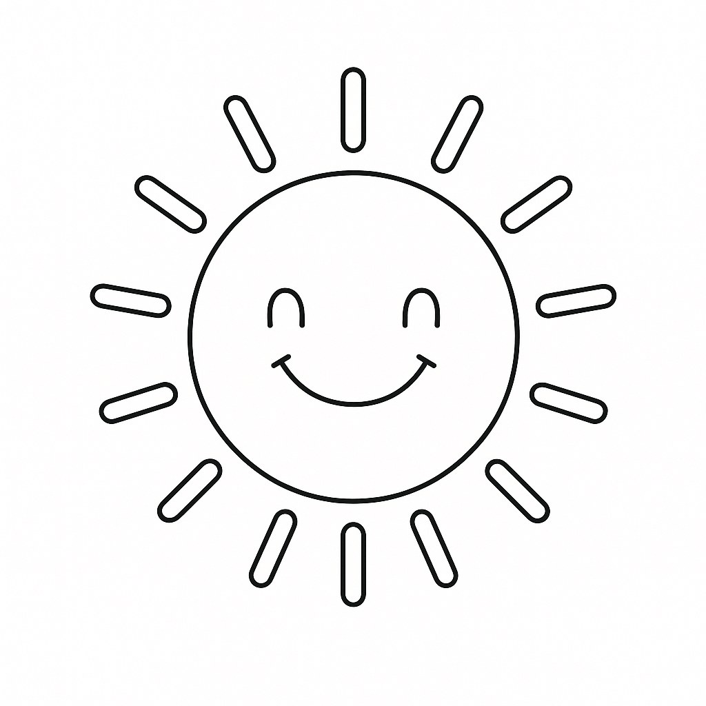 Ông mặt trời neon nổi bật