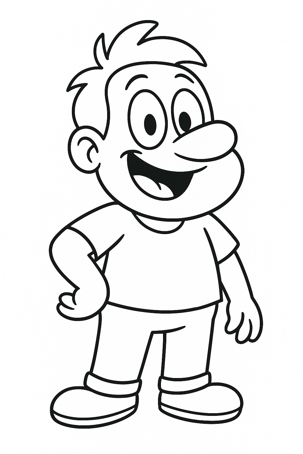 Phong cách Cartoon Mỹ hiện đại