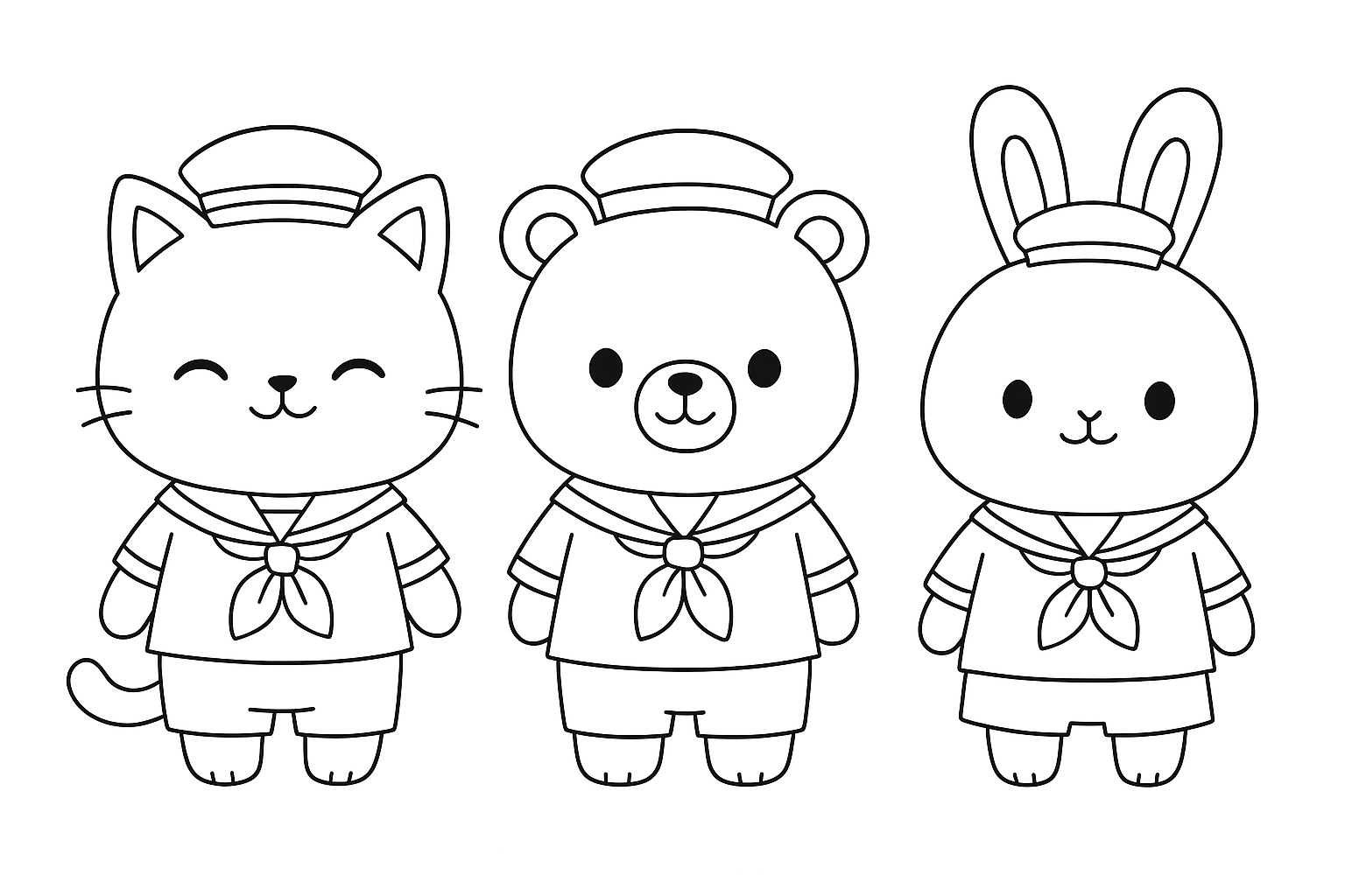 Thủy thủ chibi động vật