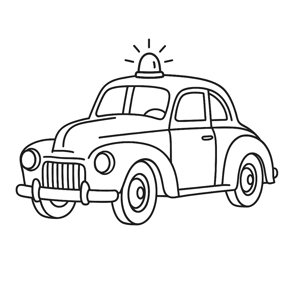 Xe cảnh sát vintage