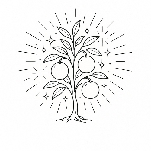 Tô màu cây cam cho bé sáng tạo và học hỏi 2025