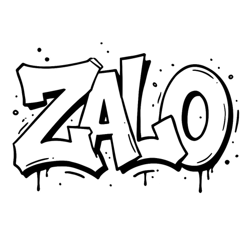 Tranh tô màu chữ trên Zalo cho bé sáng tạo 2025