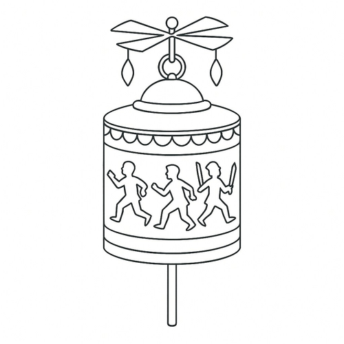 Tô màu đồ chơi trung thu cho bé đẹp nhất 2025