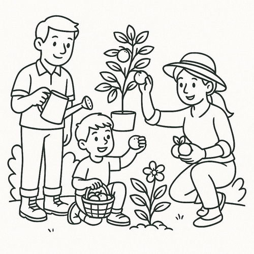 Bé Bún Bé Bún tô màu dễ thương cho bé 2025