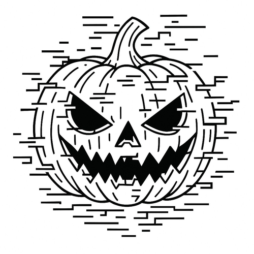 Halloween tô màu cho bé – Hình tô màu Halloween đẹp