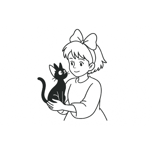 Tô màu Kiki cho bé khám phá thế giới phép thuật 2025