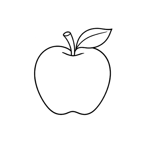 Quả Táo Tô Màu Cho Bé 2025 - Tranh Tô Màu Quả Táo
