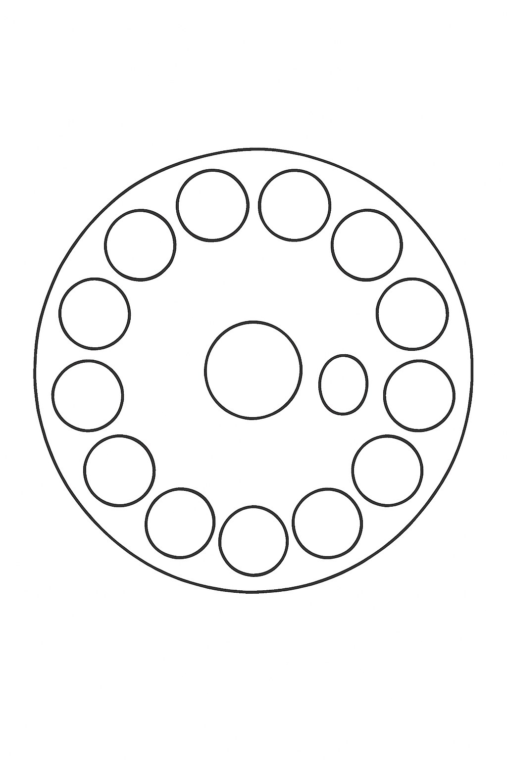 Tranh tô màu bảng màu tô cho bé sáng tạo 2025