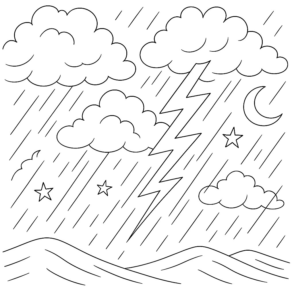 Bão đêm sấm chớp