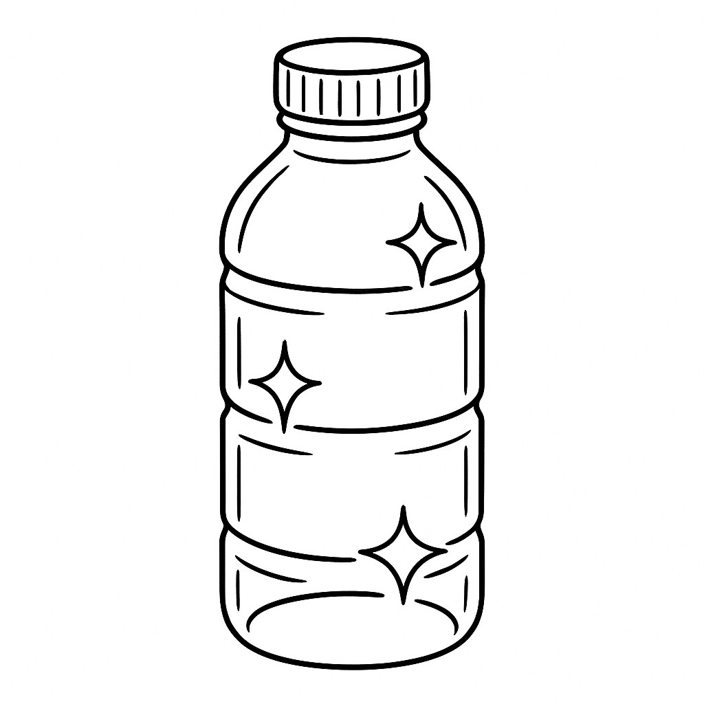 Bình nước 3D sống động