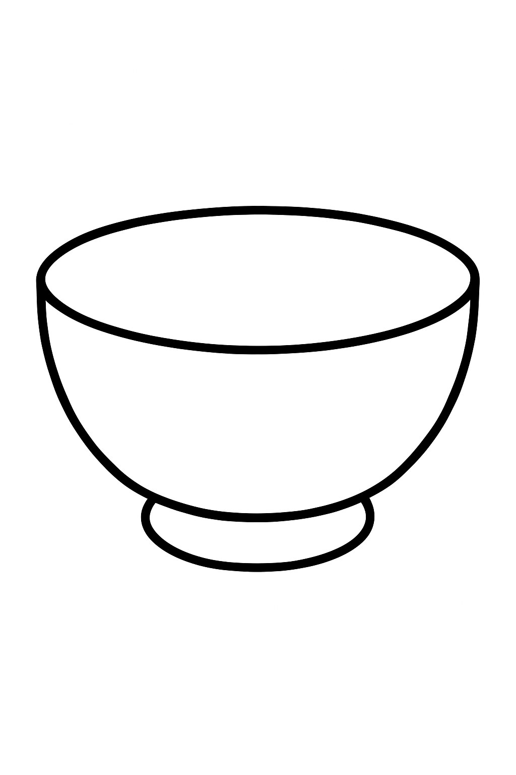 Cái chén đơn giản cho bé mầm non