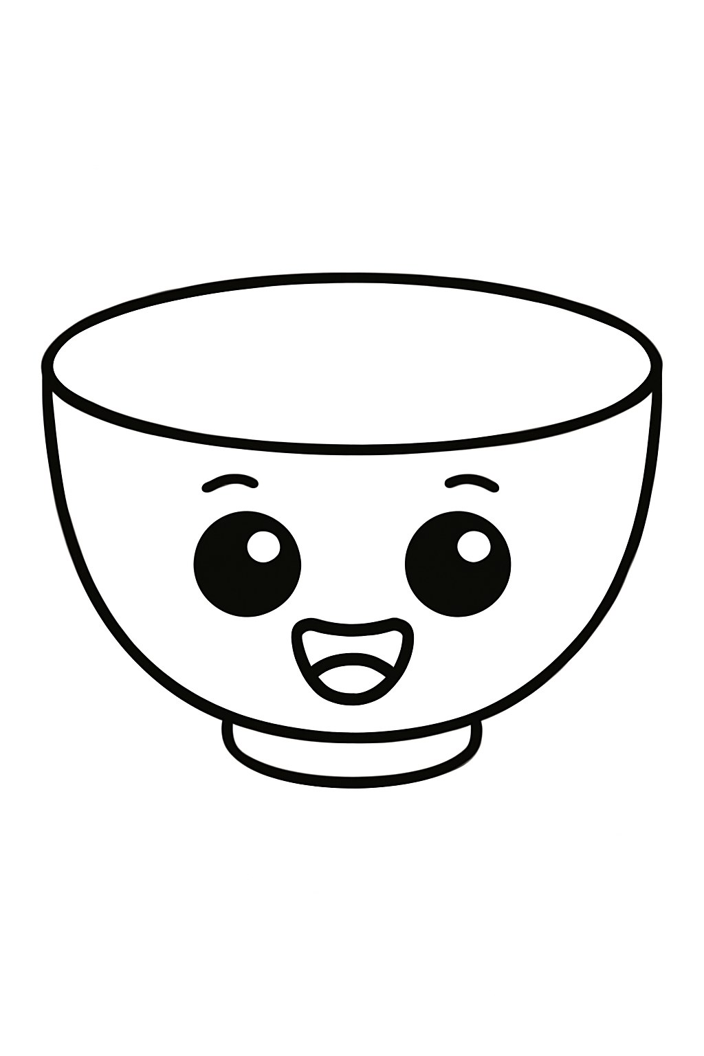 Cái chén hoạt hình dễ thương