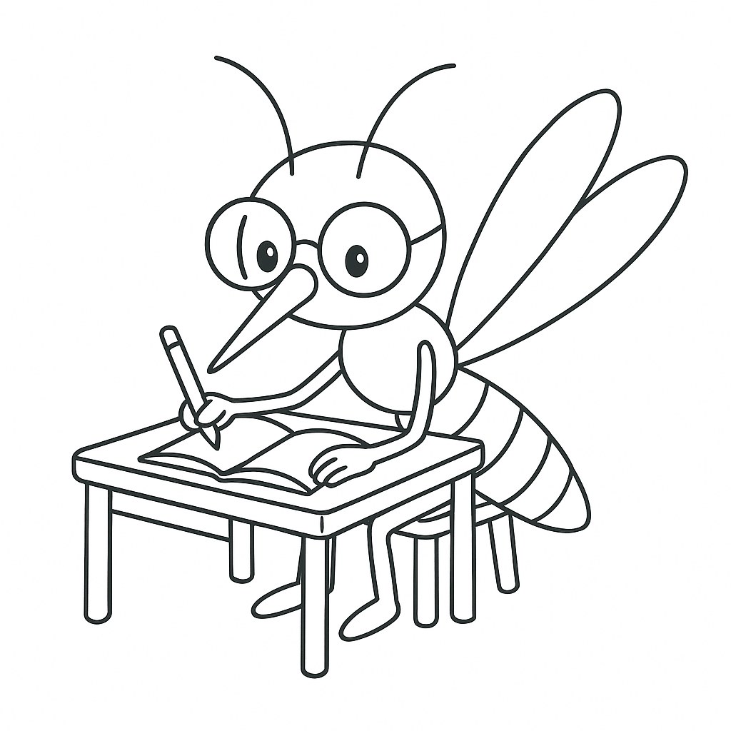 Con muỗi học bài