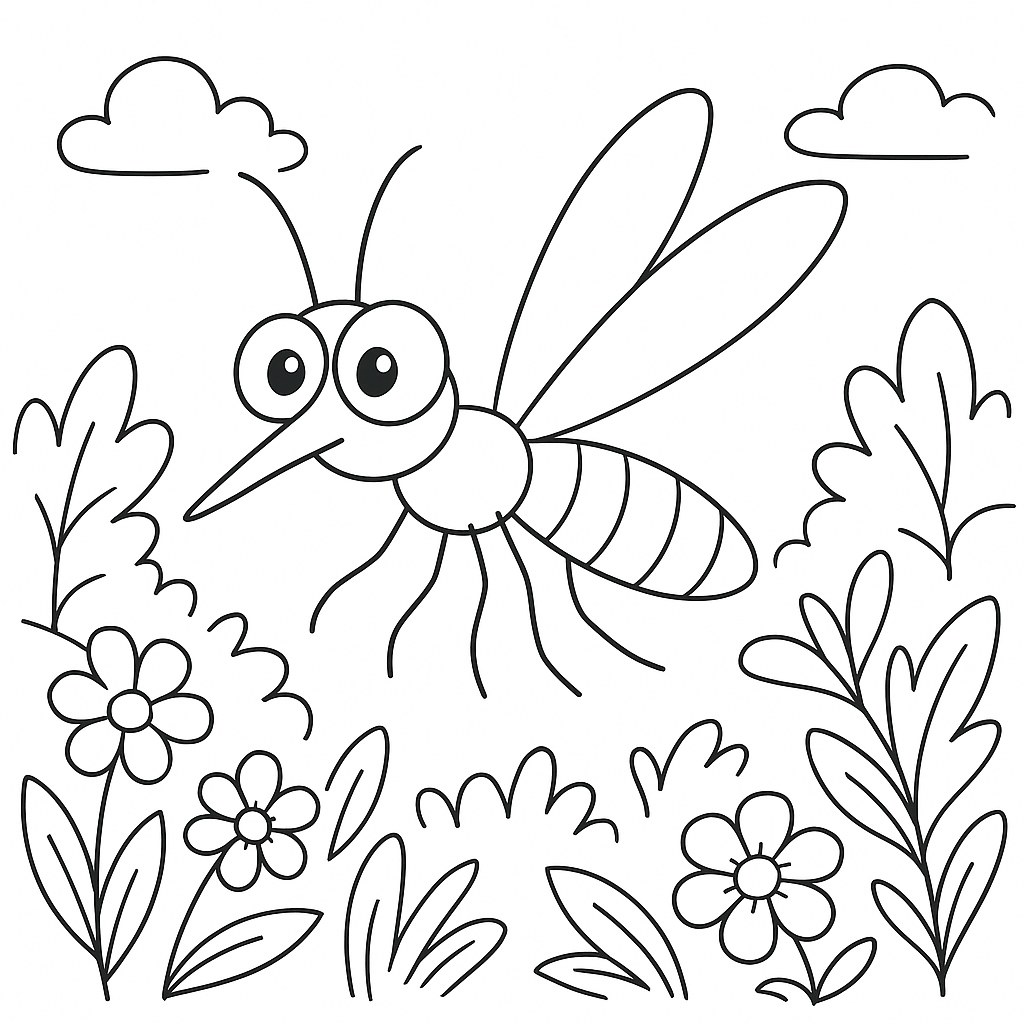 Con muỗi trong tự nhiên