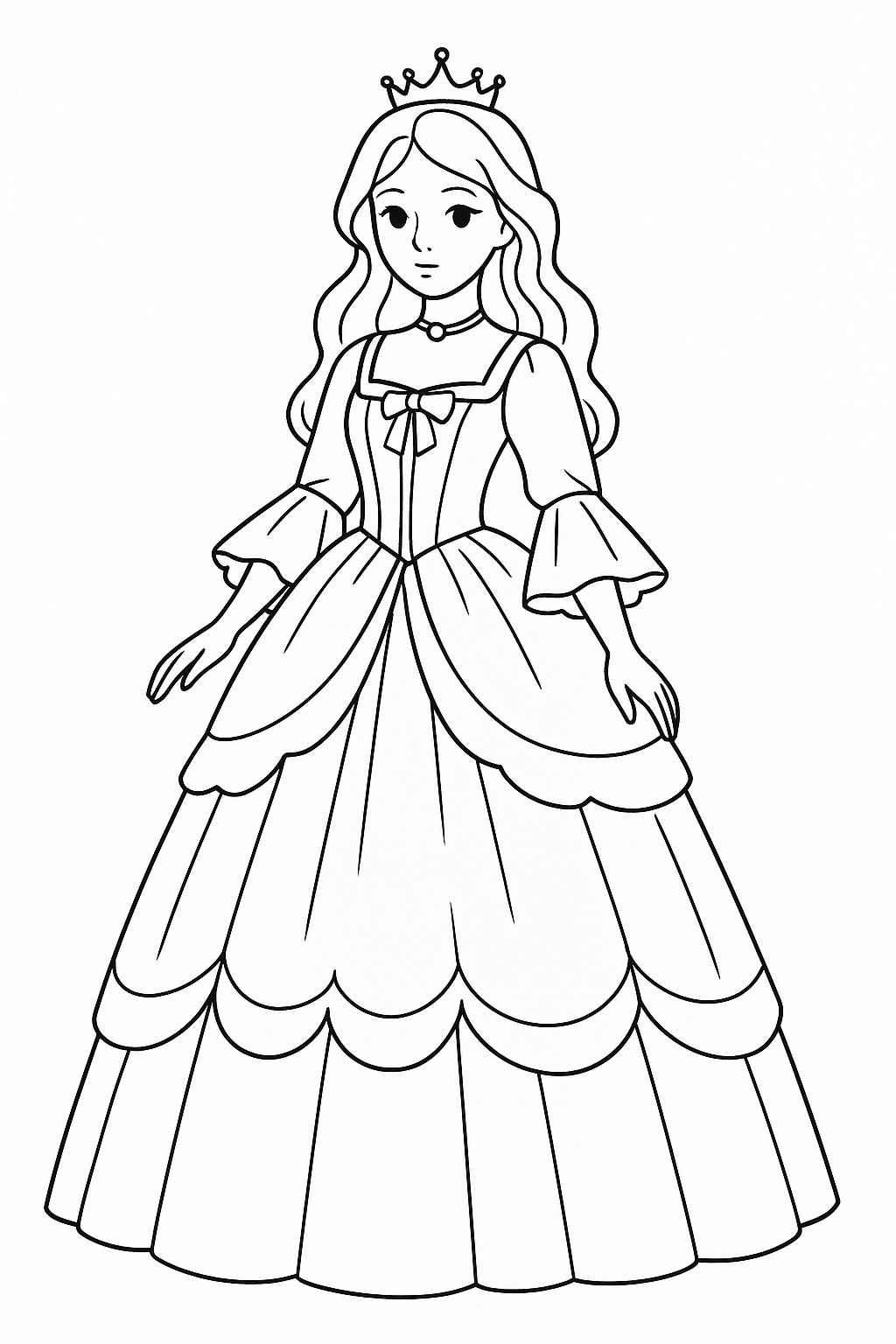 Tô màu cát công chúa cho bé đẹp nhất 2025