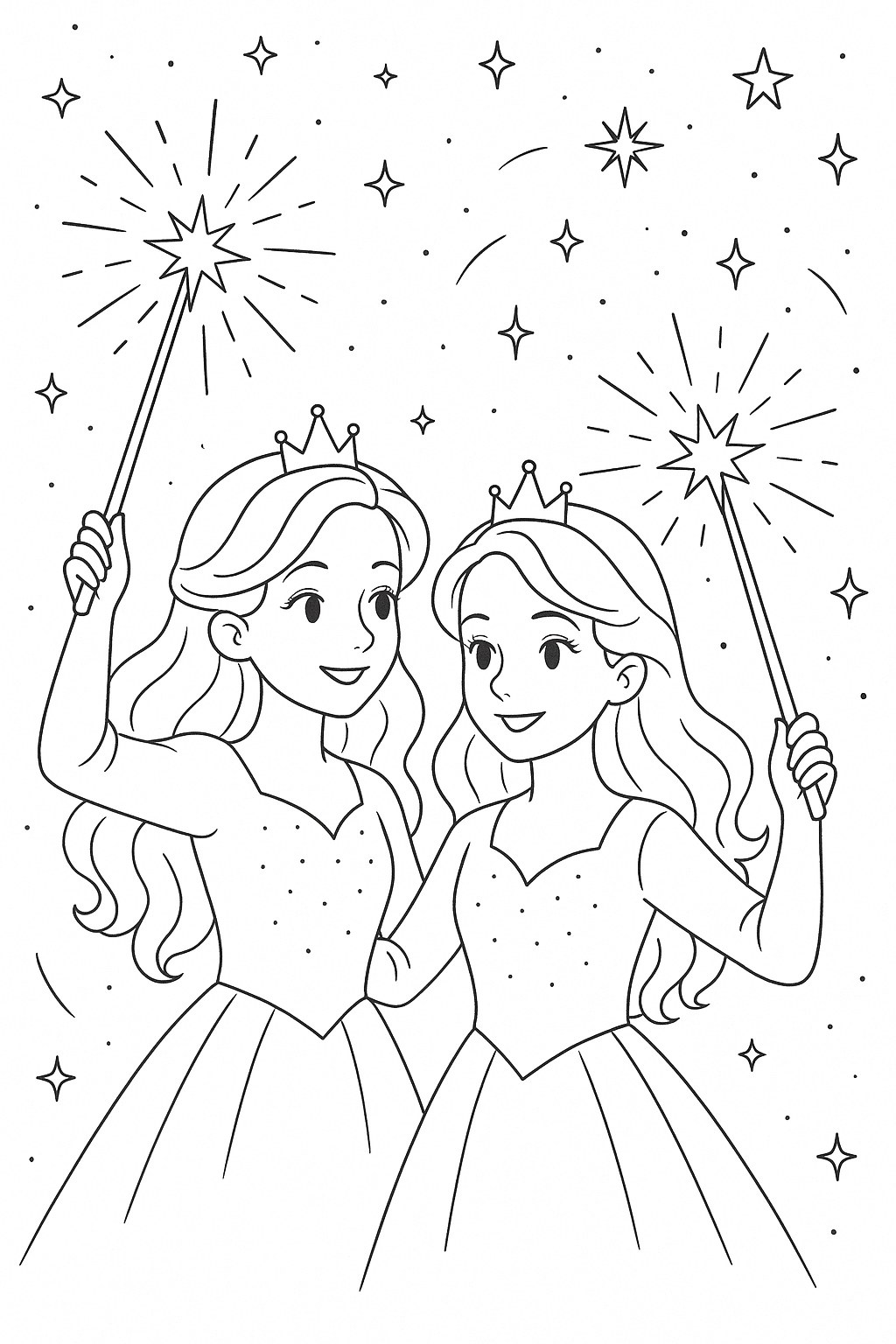 Công chúa sinh đôi phép thuật