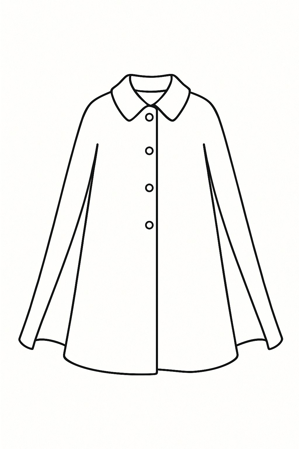 Măng tô dáng cape