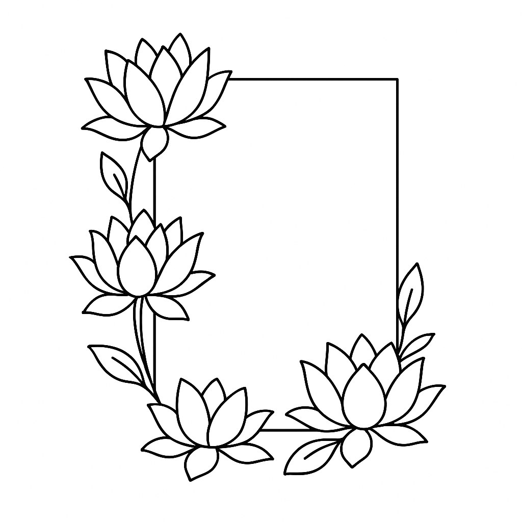 Khung hoa tô màu cho bé đẹp nhất 2025