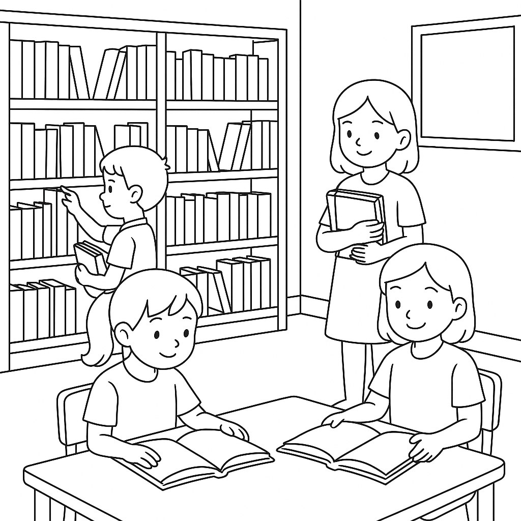 Thư viện trường em