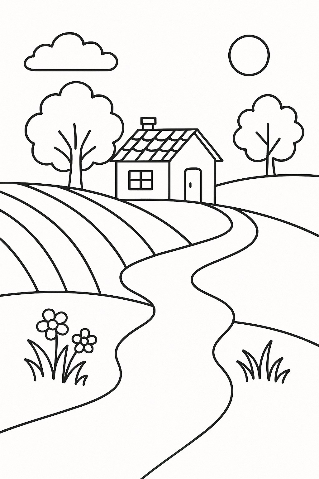 Tranh phong cảnh làng quê