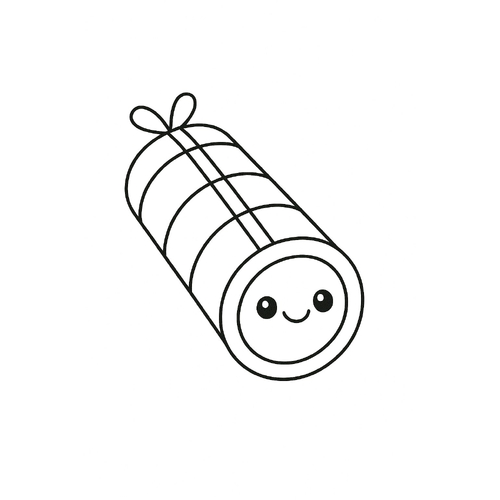 Tô màu bánh tét cho bé đẹp và sáng tạo nhất 2025