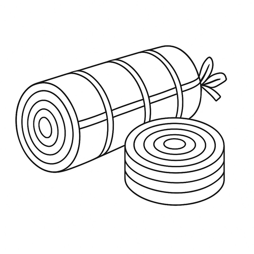 Tô màu bánh tét cho bé đẹp và sáng tạo nhất 2025