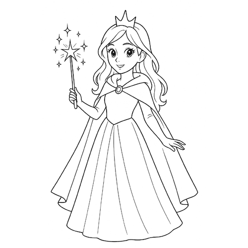 Tô màu cát công chúa cho bé đẹp nhất 2025
